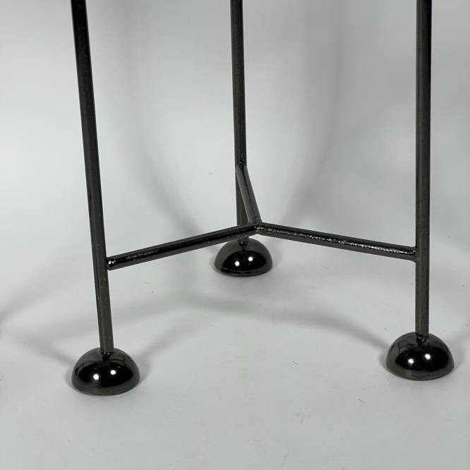 Suport lumanare set Negro 60 cm aluminiu