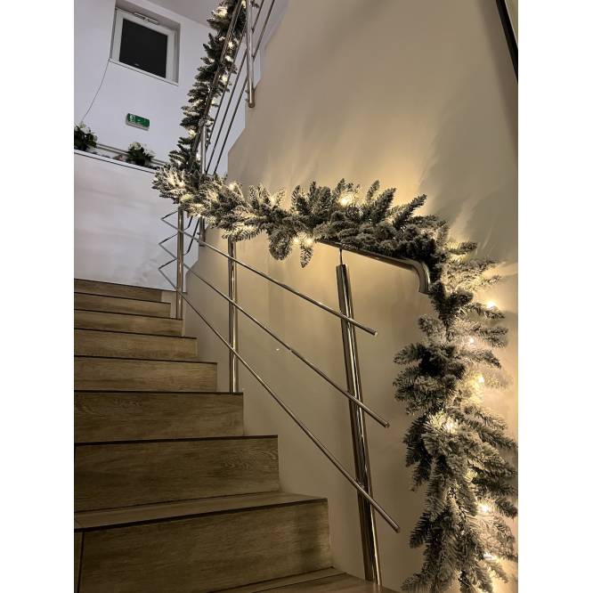 Ghirlanda Flock LED conector 270 cm/30 cm