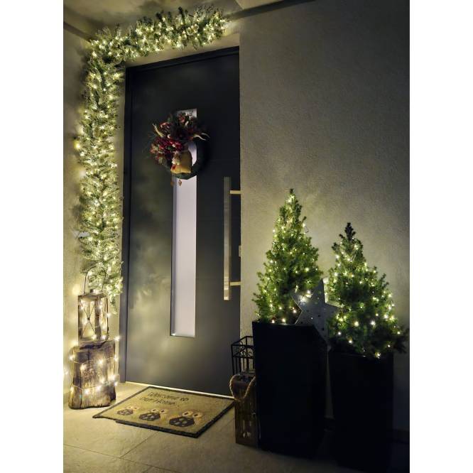 Ghirlanda Flock LED conector 270 cm/30 cm