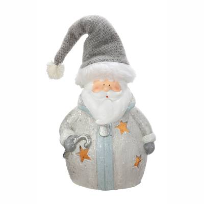 Decoratiune Mos Craciun LED 41 cm