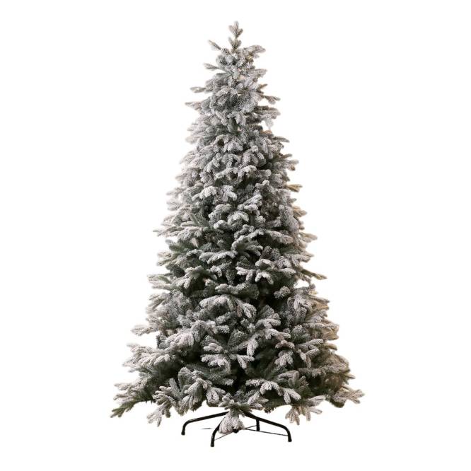 Brad artificial Deluxe cu zapada aspect natural 300 cm