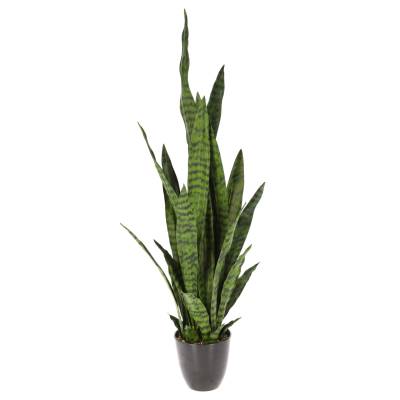 Planta decorativa artificiala Limba Soacrei in ghiveci 92 cm