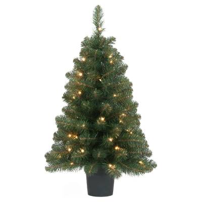 Brad artificial Dakota Pot Tree LED 90 cm