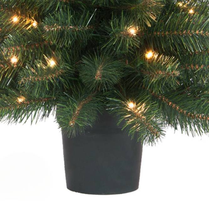 Brad artificial Dakota Pot Tree LED 90 cm