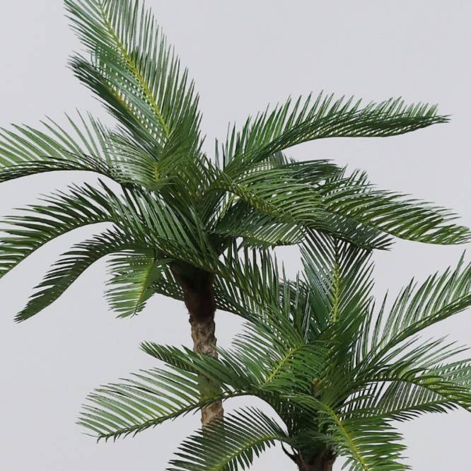 Planta decorativa artificiala Palmier Cycas in ghiveci, 110 cm