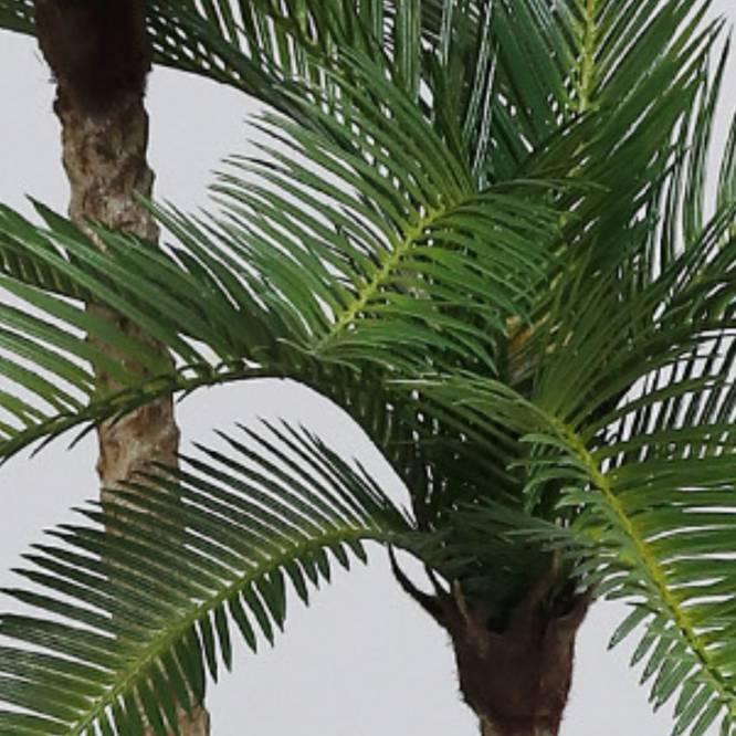 Planta decorativa artificiala Palmier Cycas in ghiveci, 110 cm