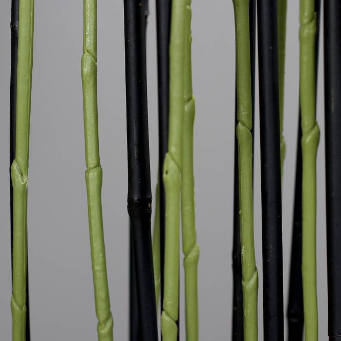 Orhidee artificiala alba cu aspect natural, in bila de pamant, 110 cm