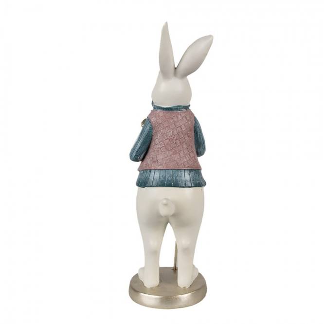 Decoratiune Pasti iepuras cu baston 32 cm
