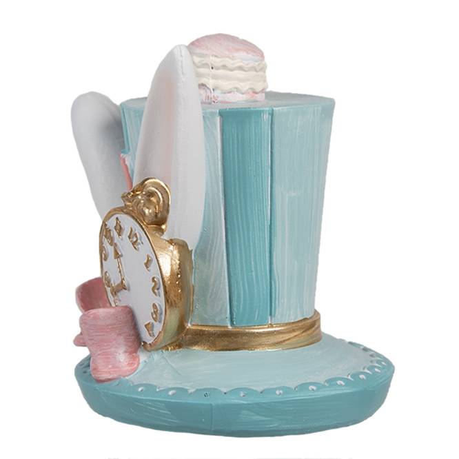 Decoratiune Pasti palarie cu urechiuse de iepuras, 12 cm