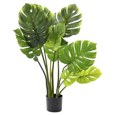 Monstera artificiala in ghiveci de plastic 70 cm