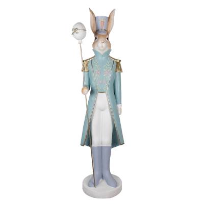 Decoratiune Pasti iepuras domn in costum de ofiter, 127 cm