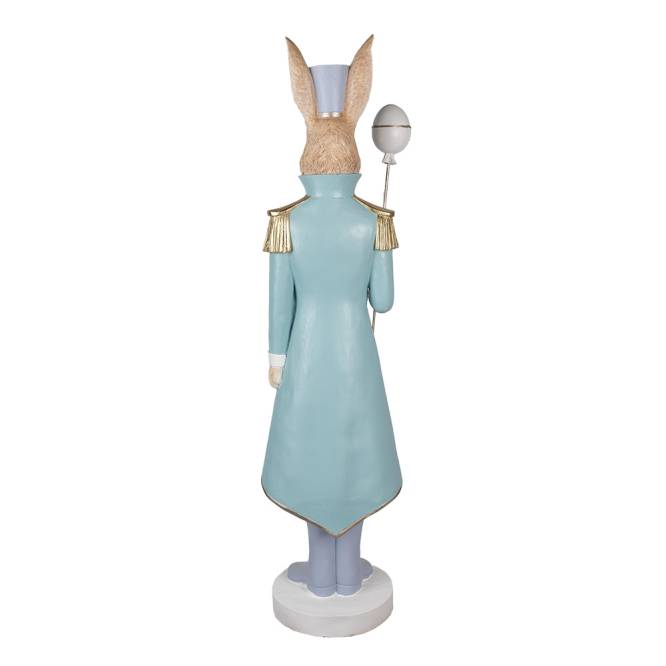 Decoratiune Pasti iepuras domn in costum de ofiter, 127 cm