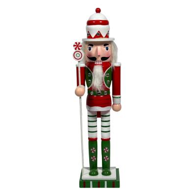 Spargator de nuci din lemn, multicolor, 38 cm
