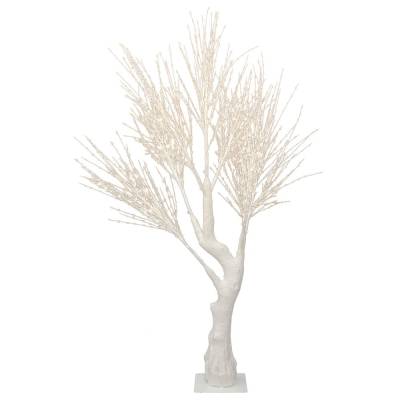 Copac iluminat cu 3072 de leduri, alb, 220 cm