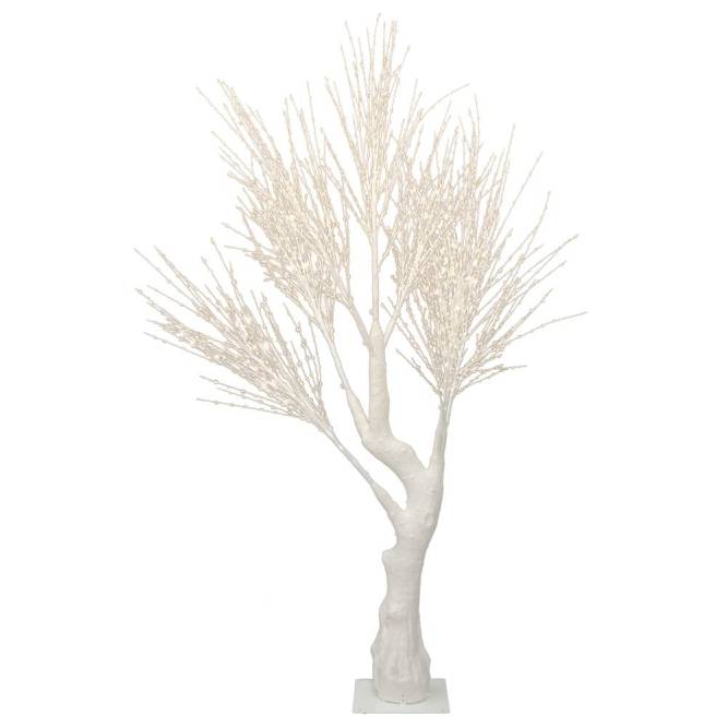 Copac iluminat cu 3072 de leduri, alb, 220 cm