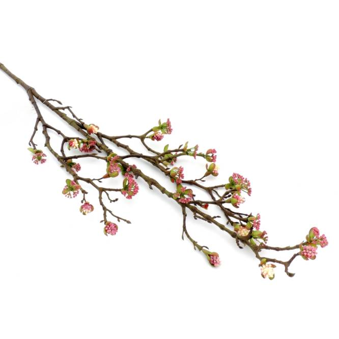 Crenguta artificiala cu flori de primavara, 97 cm