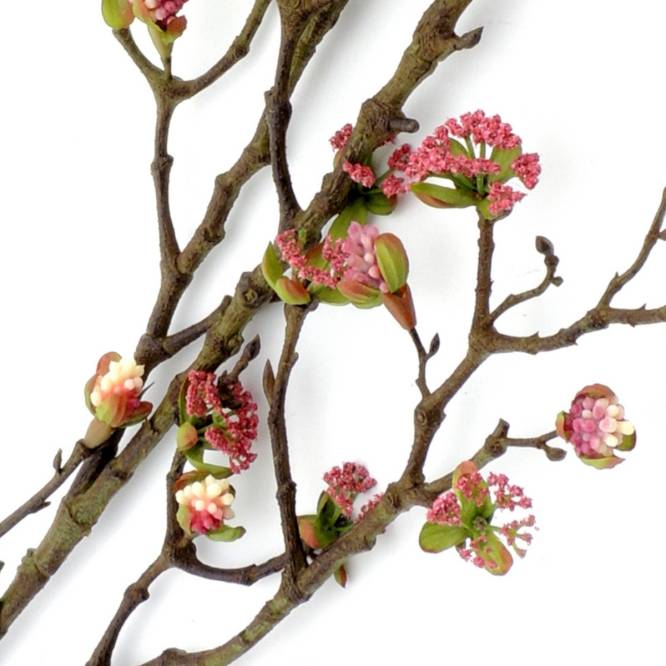 Crenguta artificiala cu flori de primavara, 97 cm