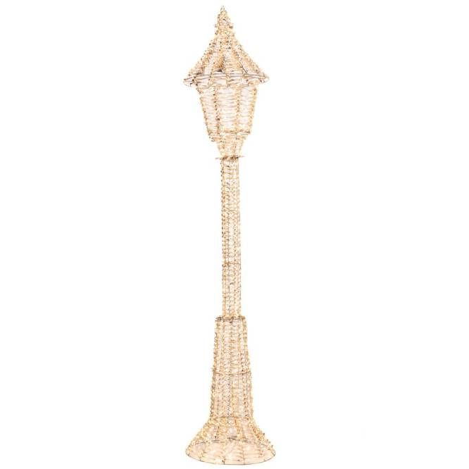 Decoratiune Craciun stalp cu felinar, iluminata cu 1900 leduri, 230 cm
