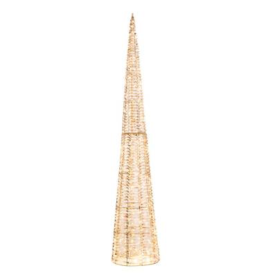 Decoratiune Craciun conica, iluminata cu 960 leduri, 180 cm