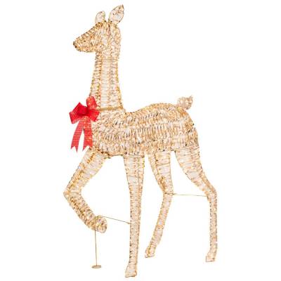 Decoratiune Craciun ren, iluminata cu 960 leduri, 155 cm