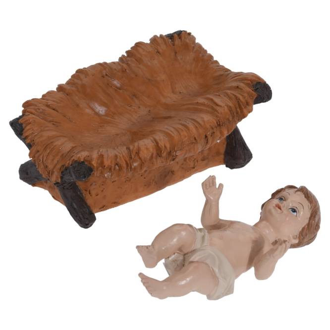 Set 10 figurine scena Nasterii Domnului, 40 cm inaltime
