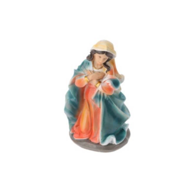 Set 10 figurine polirasina, scena Nasterii Domnului, 19 cm inaltime