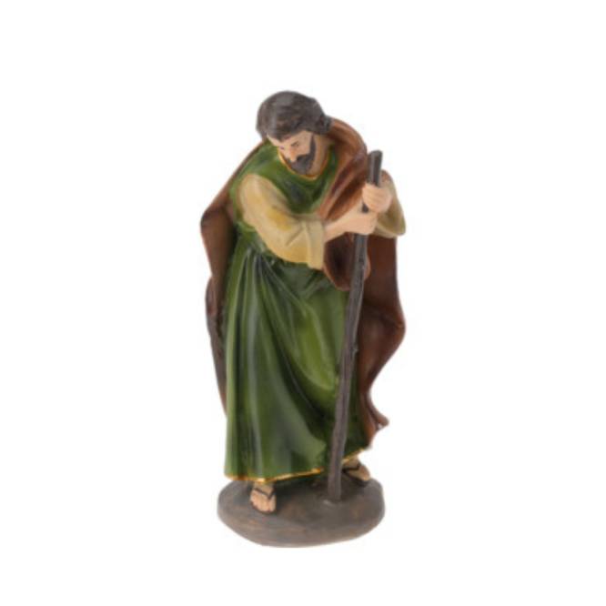 Set 10 figurine polirasina, scena Nasterii Domnului, 19 cm inaltime