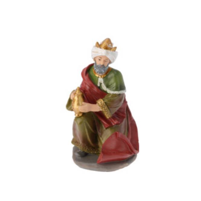 Set 10 figurine polirasina, scena Nasterii Domnului, 19 cm inaltime