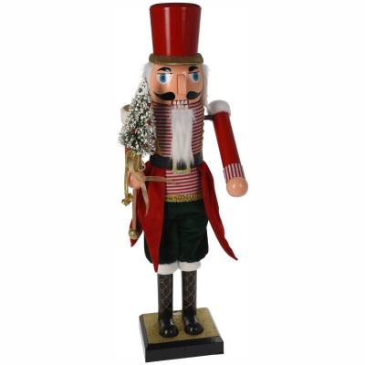 Decoratiune de Craciun spargator nuci muzical 110 cm