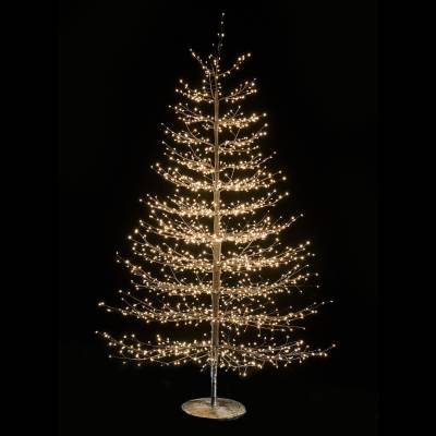 Copac luminos in forma de brad cu 1940 leduri, 180 cm