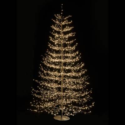 Copac luminos in forma de brad cu 2690 leduri, 210 cm