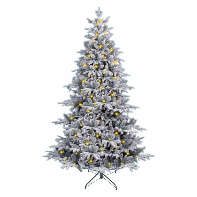 Brad artificial Gillam Flock Premium Smart LED 180 cm