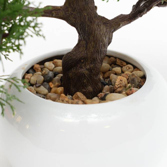 Bonsai artificial in vas ceramic 38 cm, aspect foarte realistic