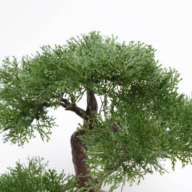 Bonsai artificial in vas ceramic 38 cm, aspect foarte realistic
