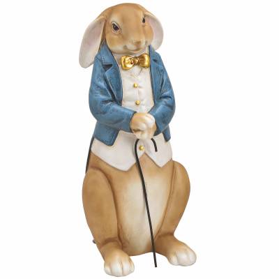 Iepurasi eleganti cu baston sau carte, 33/40 cm