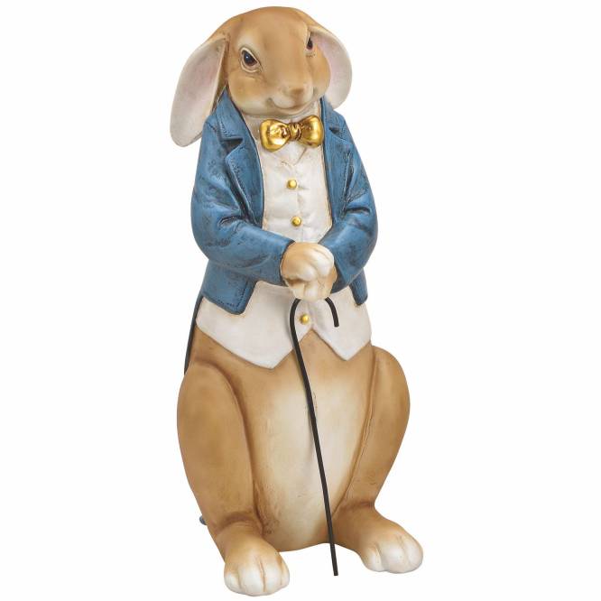 Iepurasi eleganti cu baston sau carte, 33/40 cm